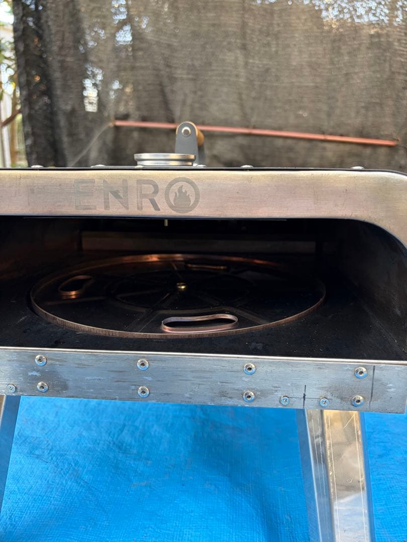 ENRO ポータブルガス式ピザ窯　温度計付き