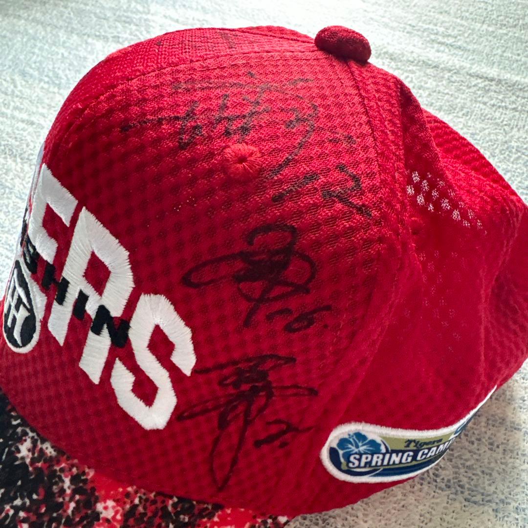 ⭐︎直筆⭐︎人気 計7選手のサイン入り⭐︎ 2024 阪神タイガース 非売品キャップ