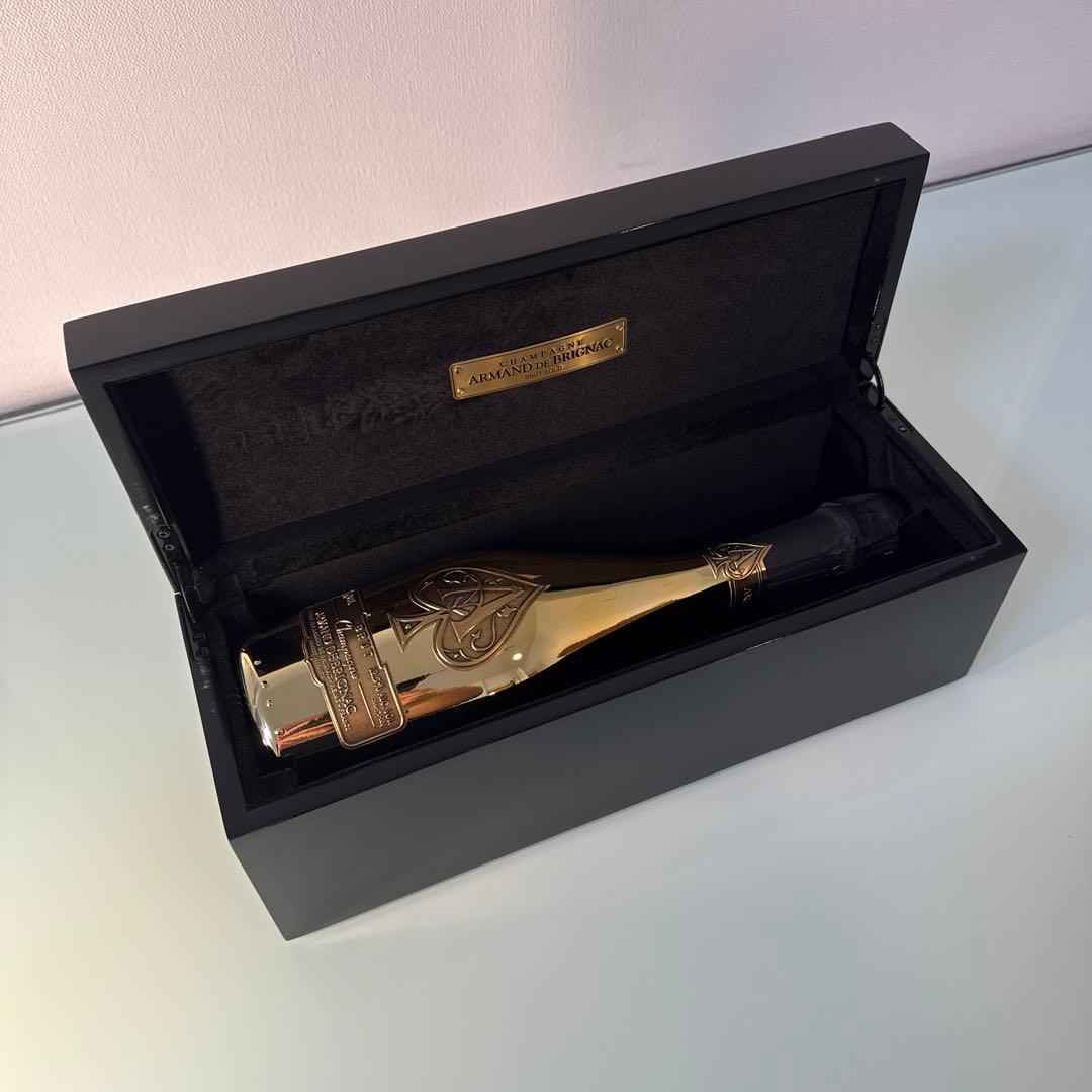 未開栓! ARMANDアルマンド ゴールド シャンパン箱付きブリュット750ml