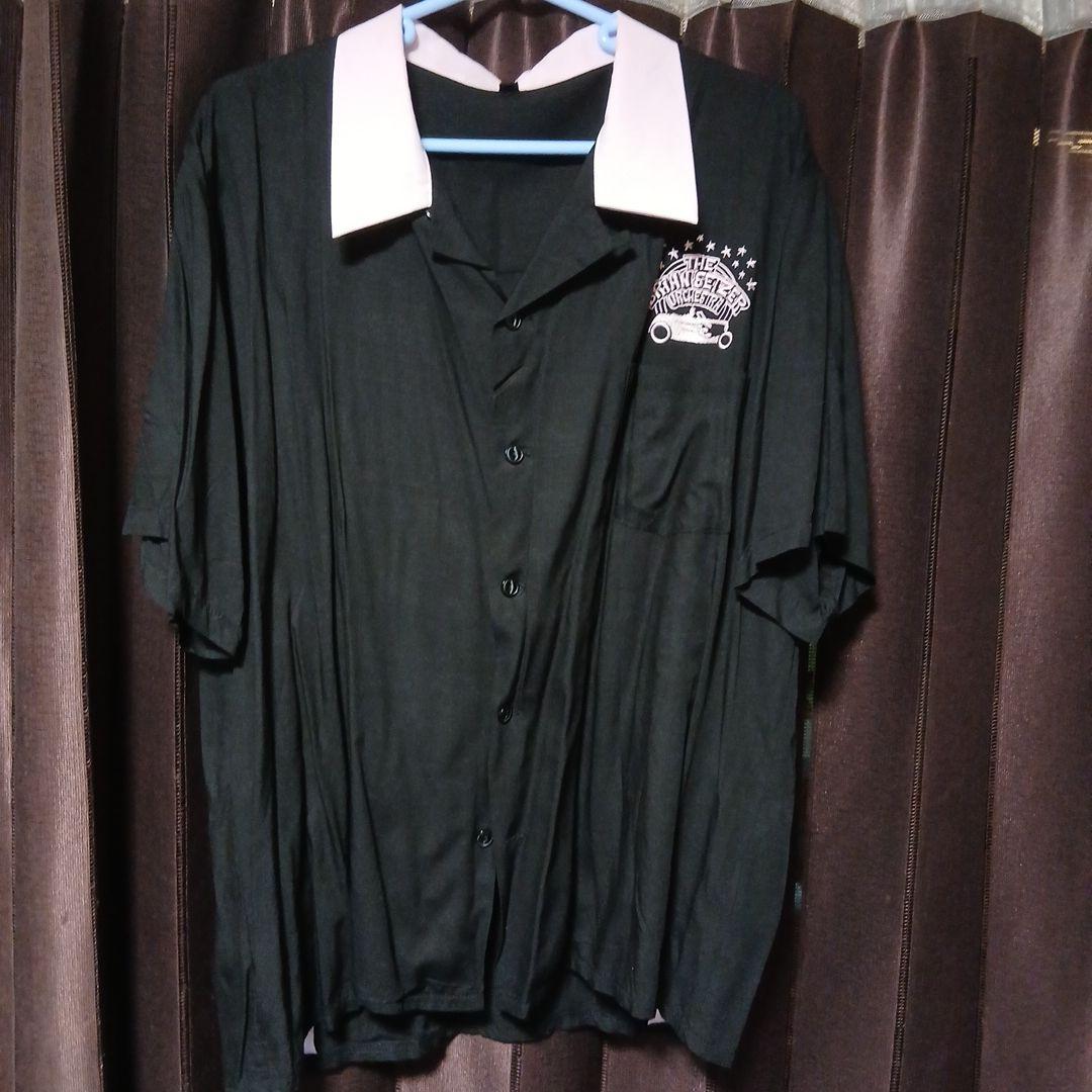 ブライアン・セッツァーオーケストラ２５周年JA ボーリングシャツはレーヨン生地