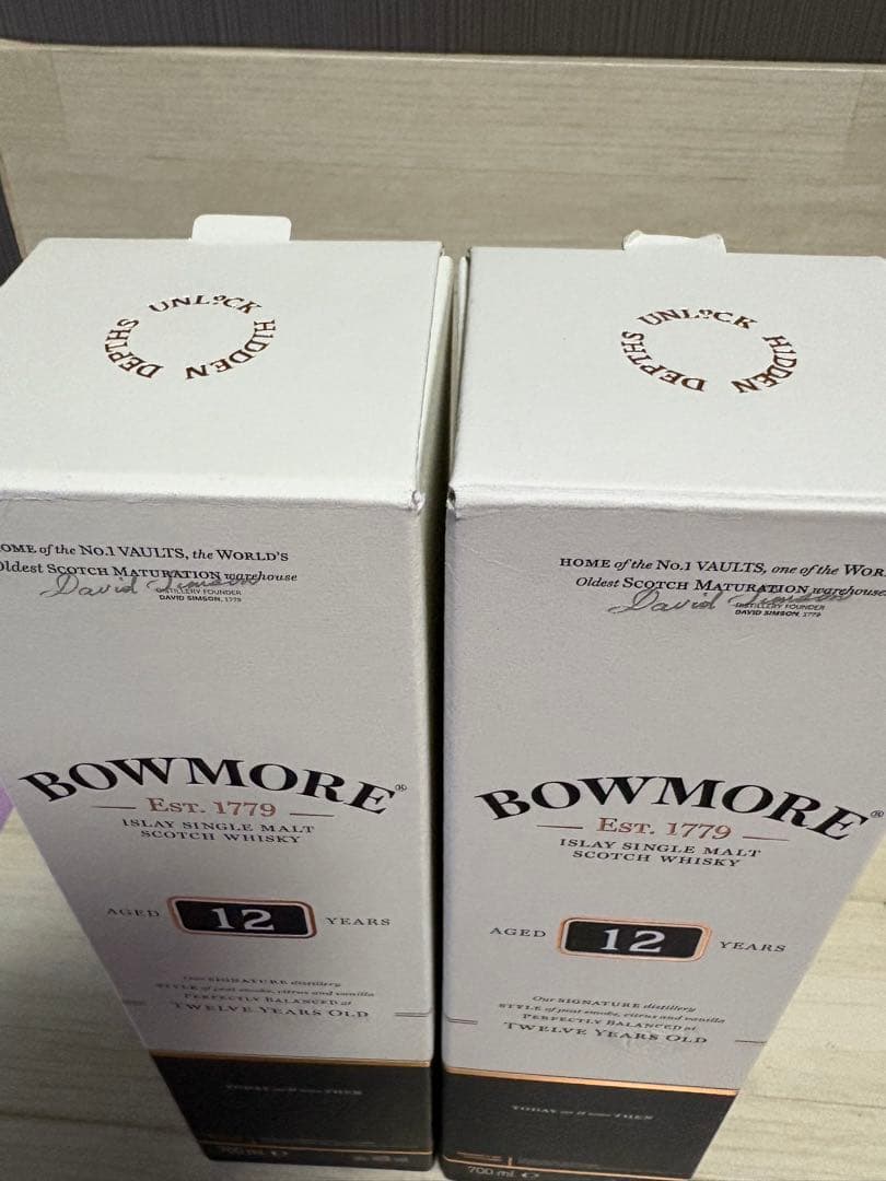 BOWMORE 12年 ウイスキー 700ml 2本セット
