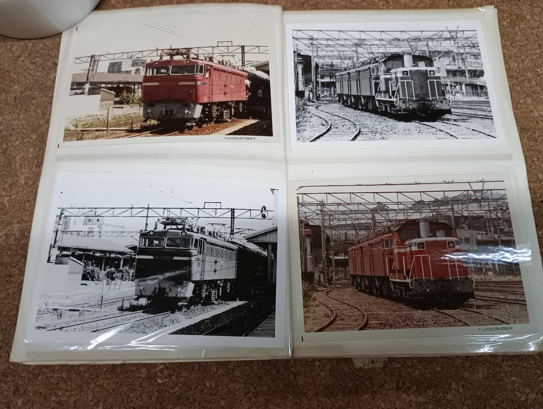 ４００６）鉄道写真　約１００枚　昭和５６年～５７年　電気機関車　特急電車など