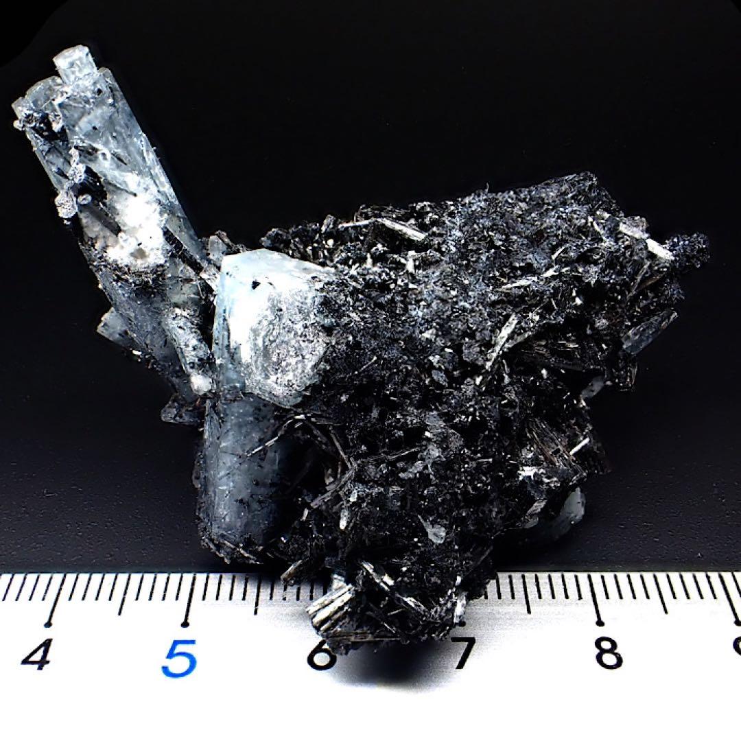 【ナミビア/エロンゴ産】アクアマリン＆ブラックトルマリン(ショール)