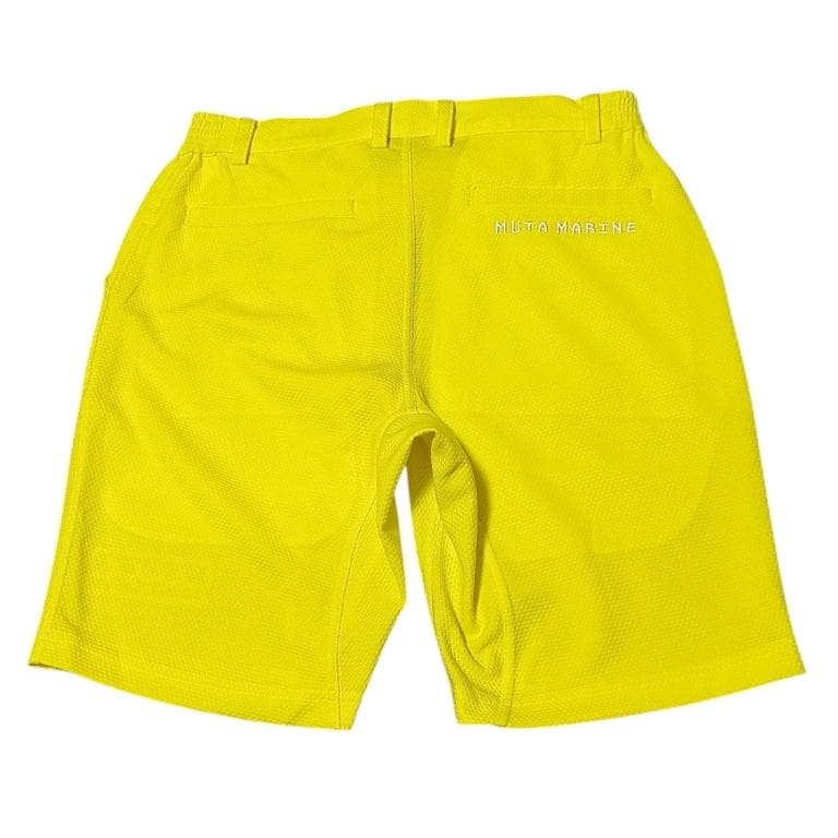 新品　ムータマリン　MUTA　メンズ　ショートパンツ　サイズ5　イエロー　ゴルフ
