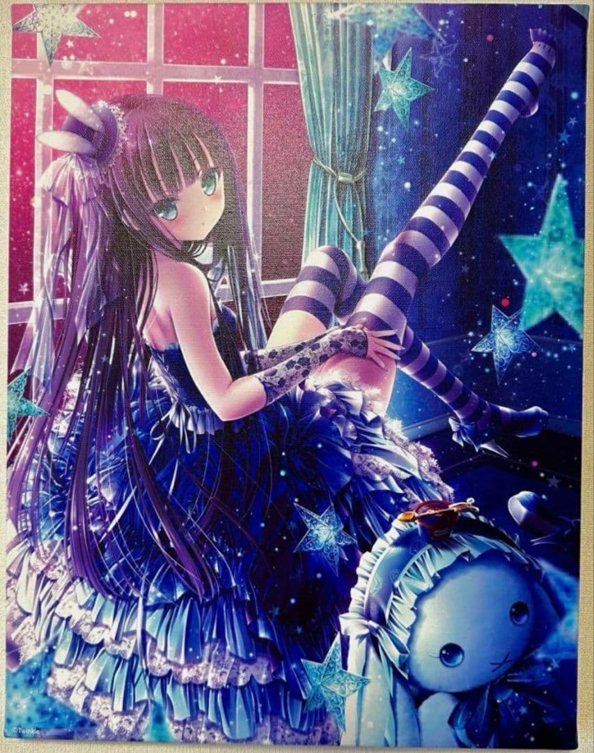 てぃんくる　F6 キャンバスアート　ブルーシエロ