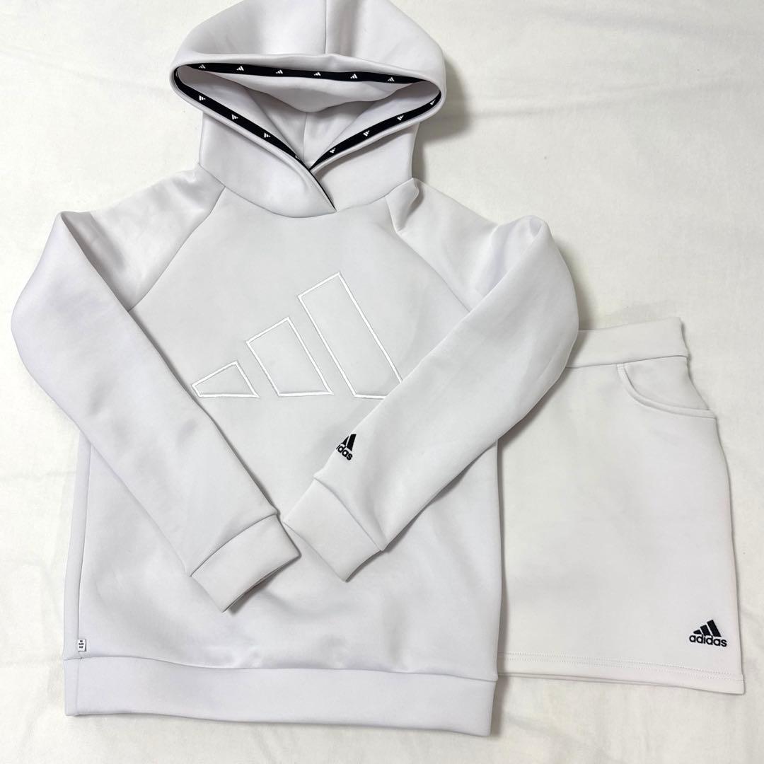 adidas アディダス　ゴルフ　ダンボールニット　トップスパーカー＆スカート