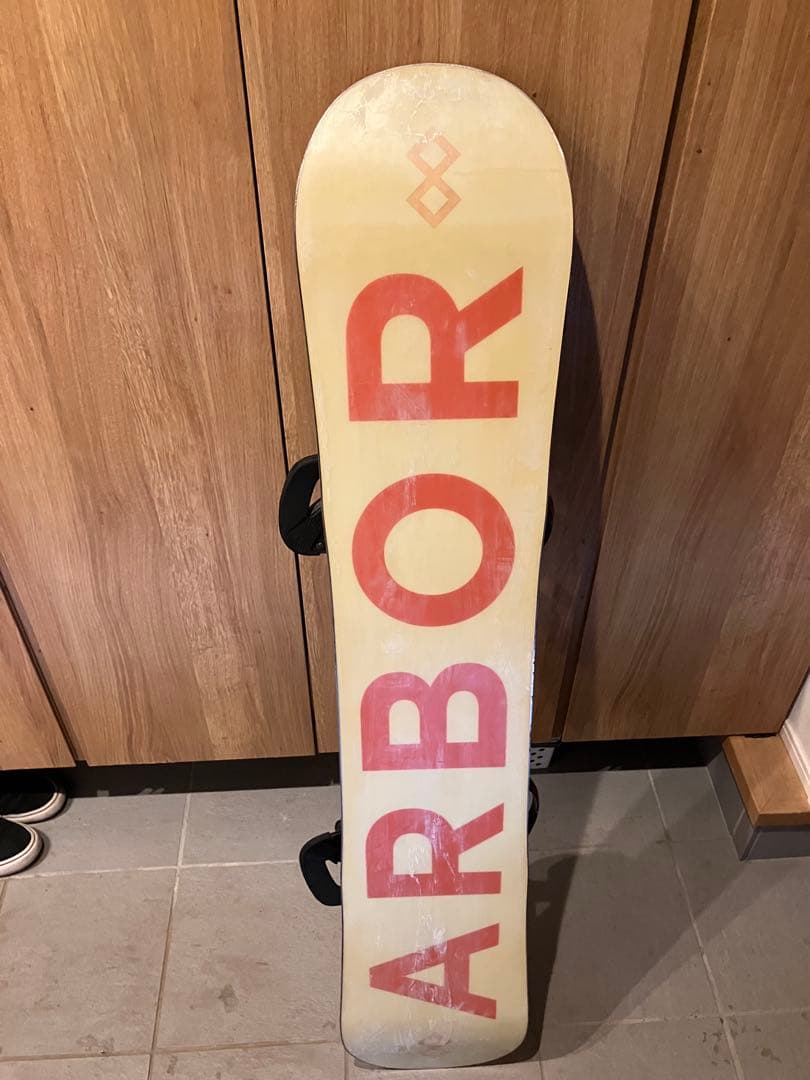Arbor スノーボード Burtonビンディング セット