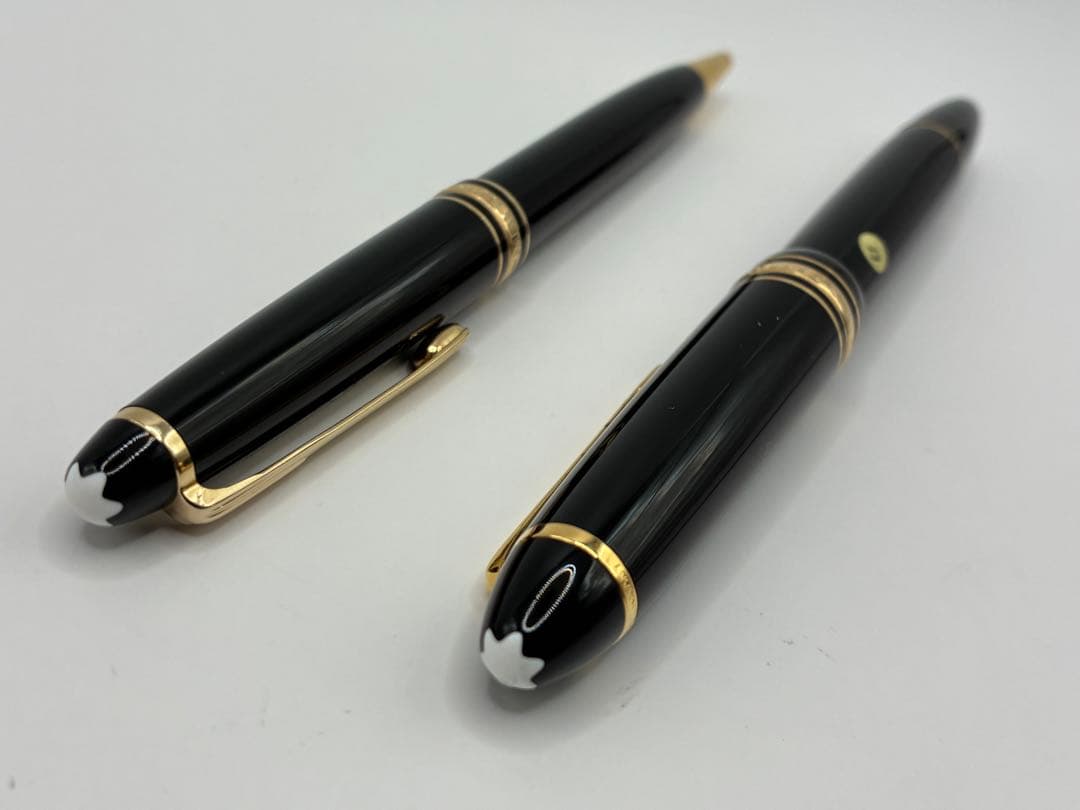 美品 モンブラン　マイスターシュテュック　万年筆 ボールペン セット 14k