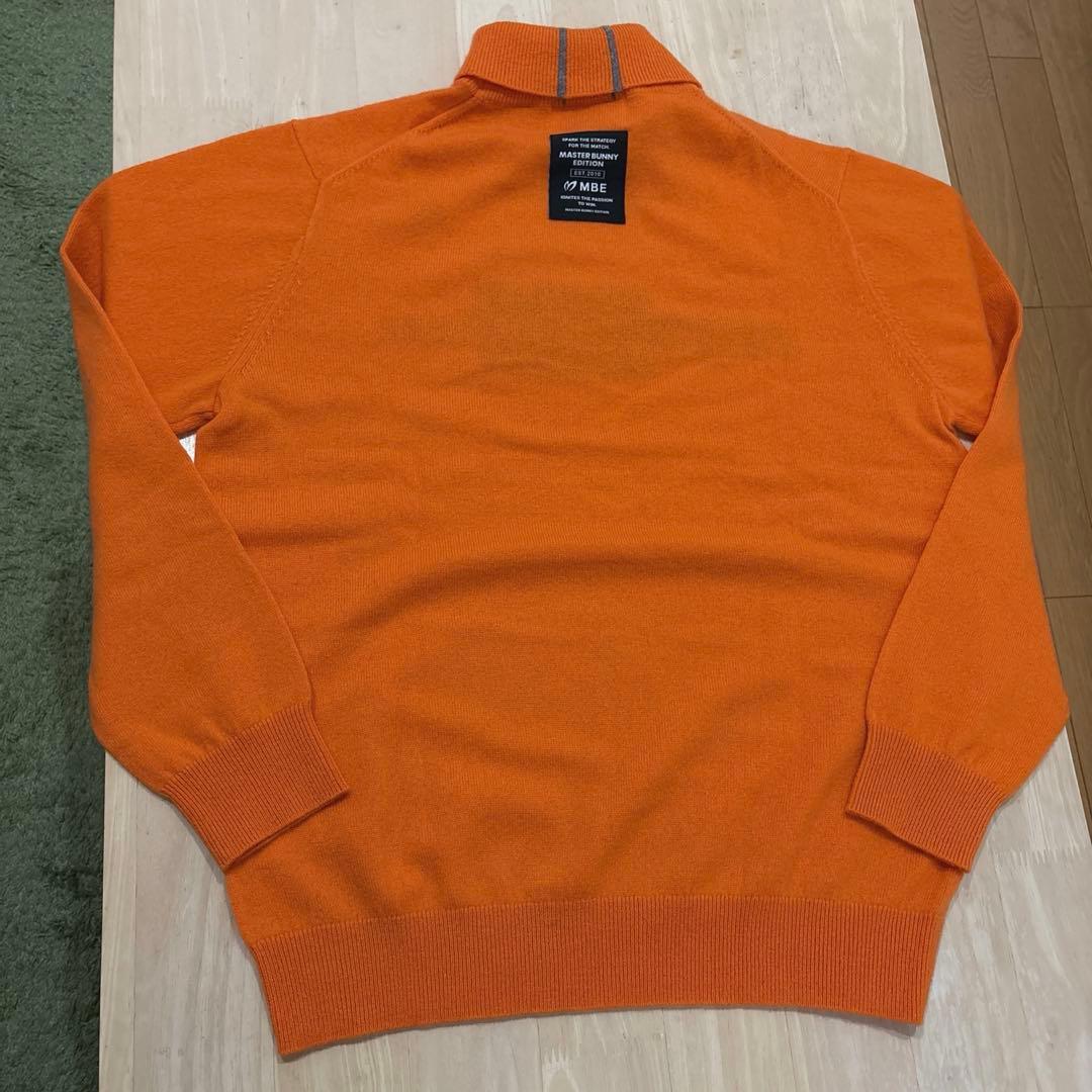 パーリーゲイツ☆新品 マスターバニー カシミヤ100% タートルネックニット