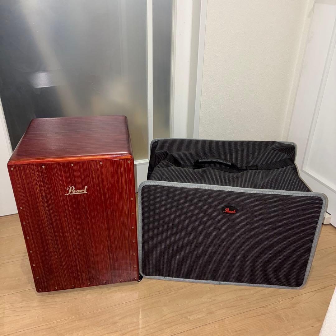 美品　いい音！　Pearl カホン　純正カホンケース付き