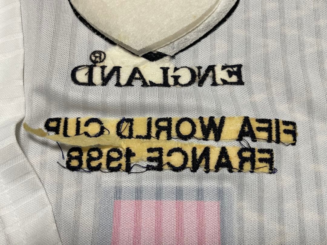 98 イングランド代表 ユニフォーム 7 ベッカム L