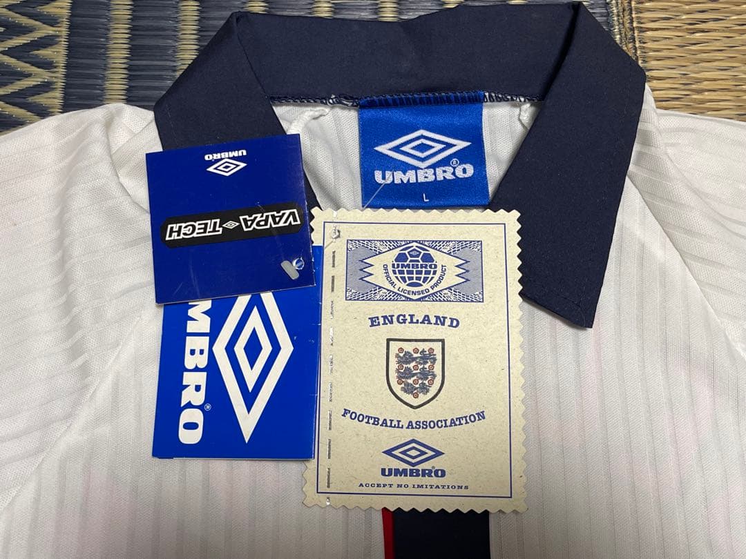 98 イングランド代表 ユニフォーム 7 ベッカム L
