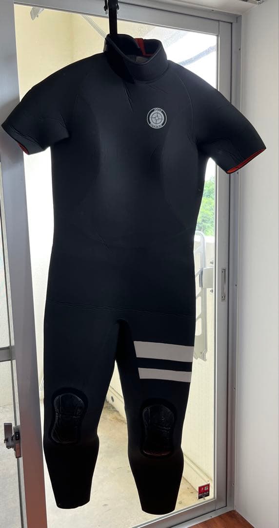 【中古5mmウェット】シーガルウェットスーツ半袖/セパレートジャケット付き