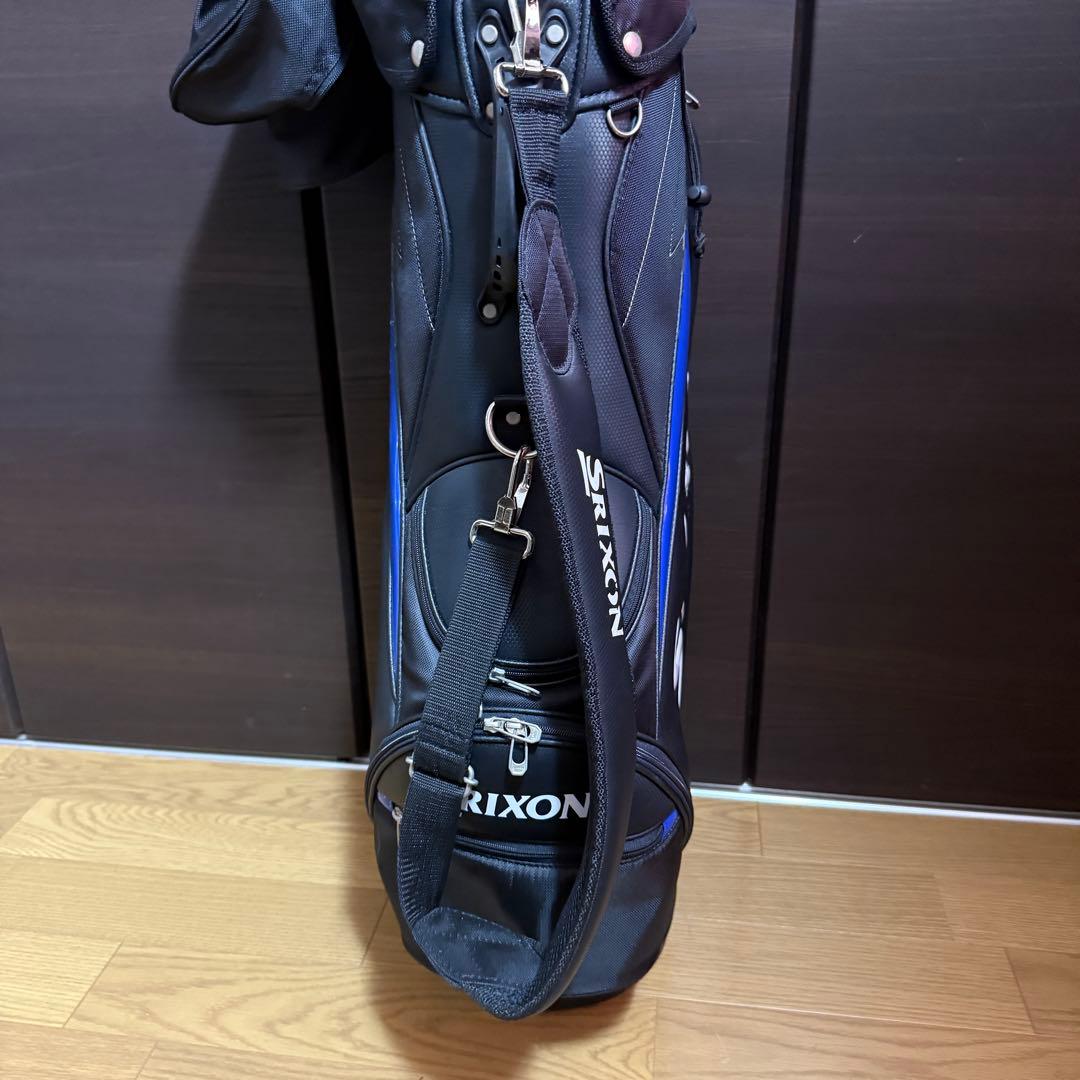 Srixon キャディバッグ ゴルフバッグ ブルー ブラック