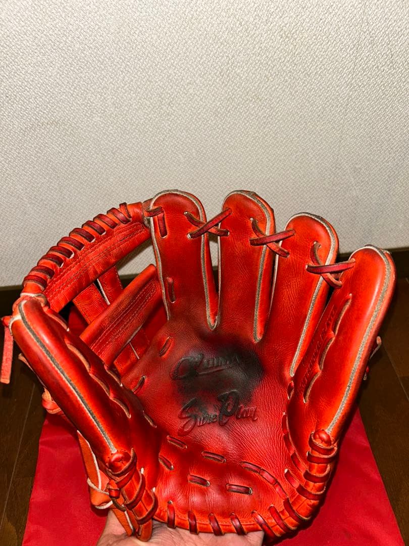 SURE PLAY 硬式内野手用グローブ グラブケース付き