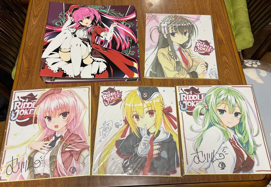 ゆずソフト　色紙　まとめ　セット　フィギュア