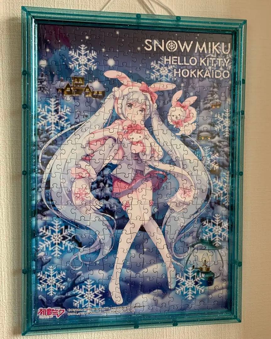 雪ミク2019 ジグソーパズル 枠付き