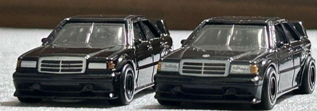 ホットウィール メルセデス ベンツ 190E 2台セット