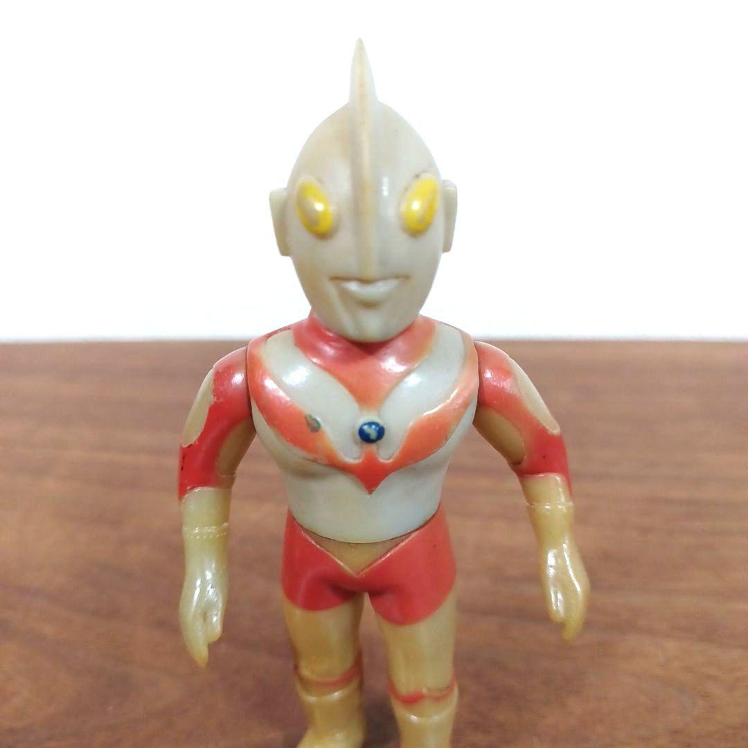 当時物　ブルマァク製「ウルトラマン＆ウルトラセブン」ソフビフィギュア2点セット