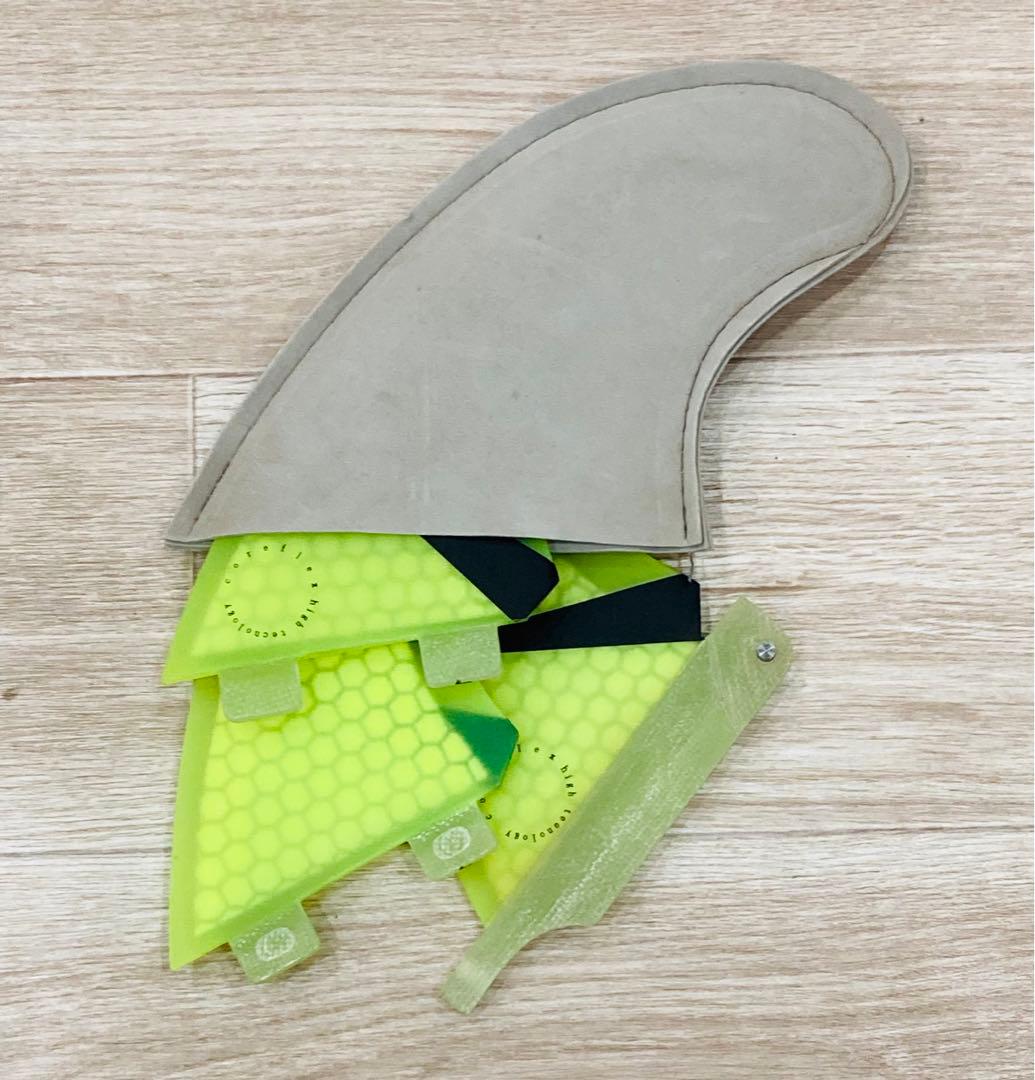 新品半額以下 ロングファンボード用シングルスタビ セットフィン ハイエンド超軽量