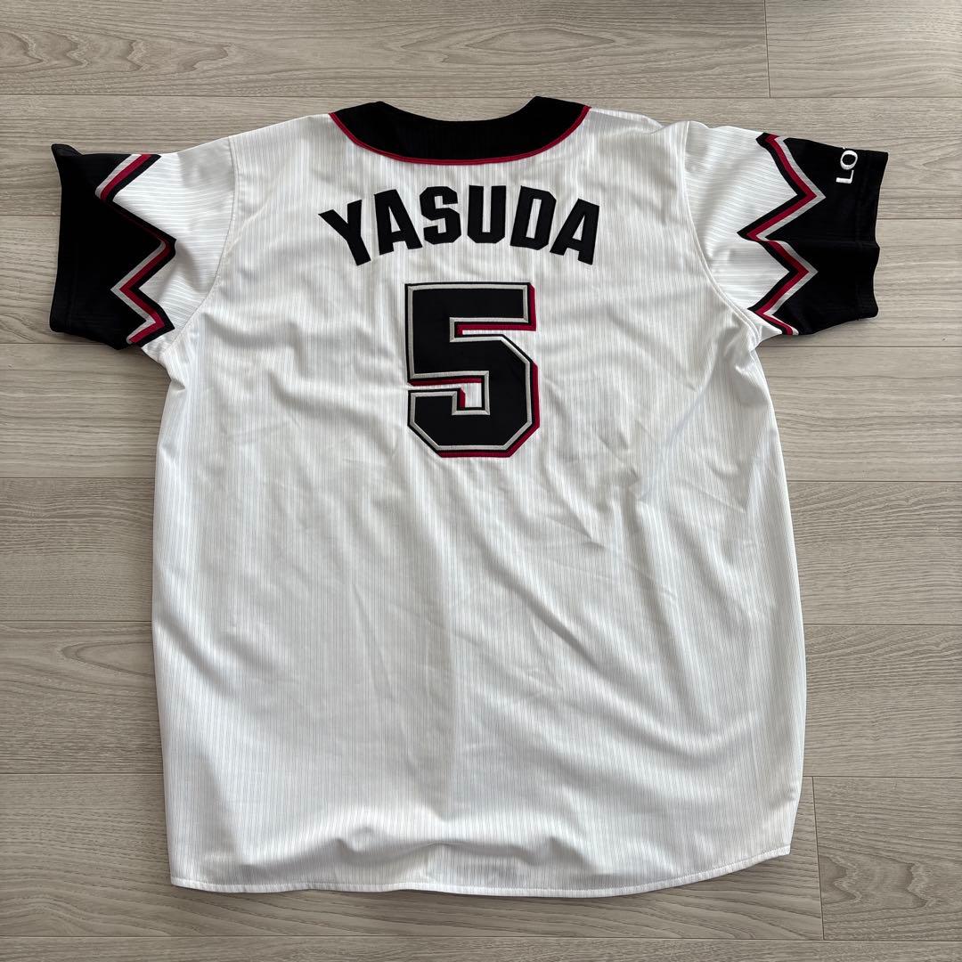 千葉ロッテマリーンズ　誠ユニ　復刻　安田