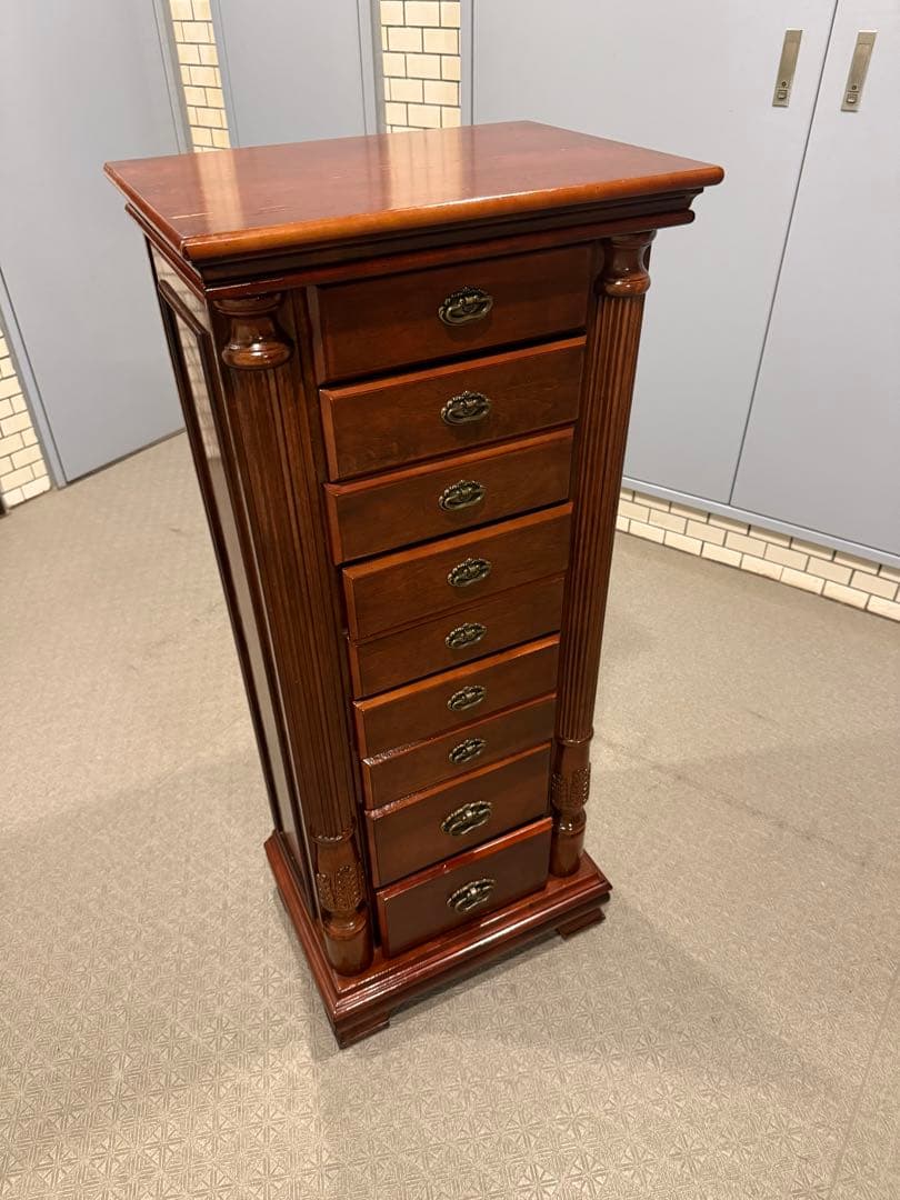 MADE IN USA・アンティーク・アクセサリーキャビネット・ヴィンテージ