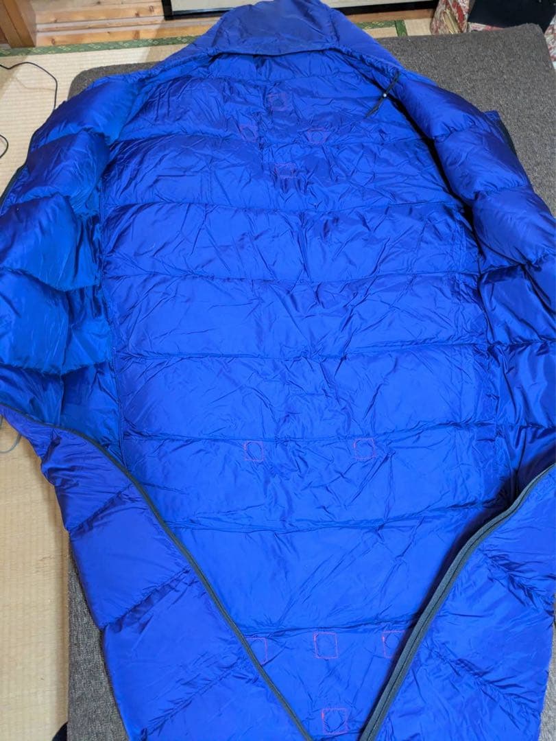 ダウンシュラフ 青