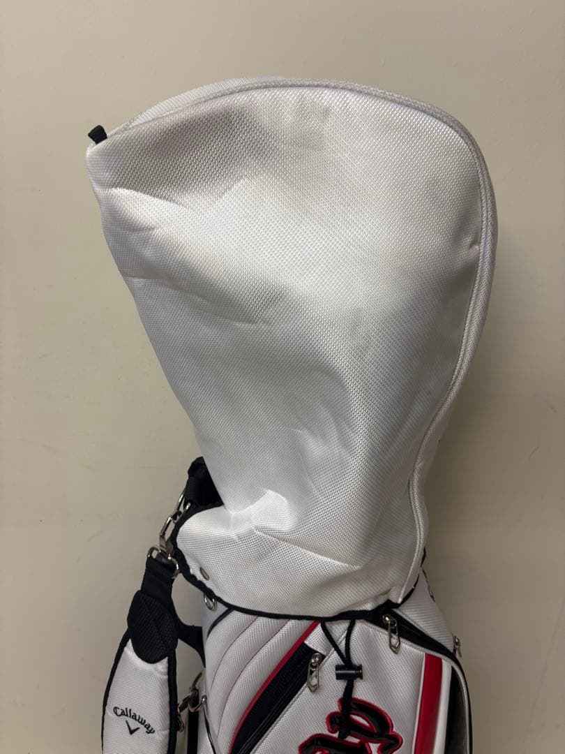 Callaway キャディバッグ ホワイト/レッド/ブラック