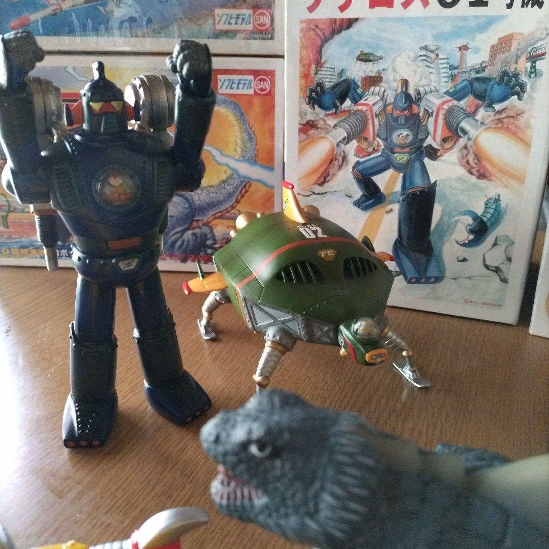 超レア！マルサン　ロボット防衛隊テデロス５体セット　01/02/04/5ジメラ