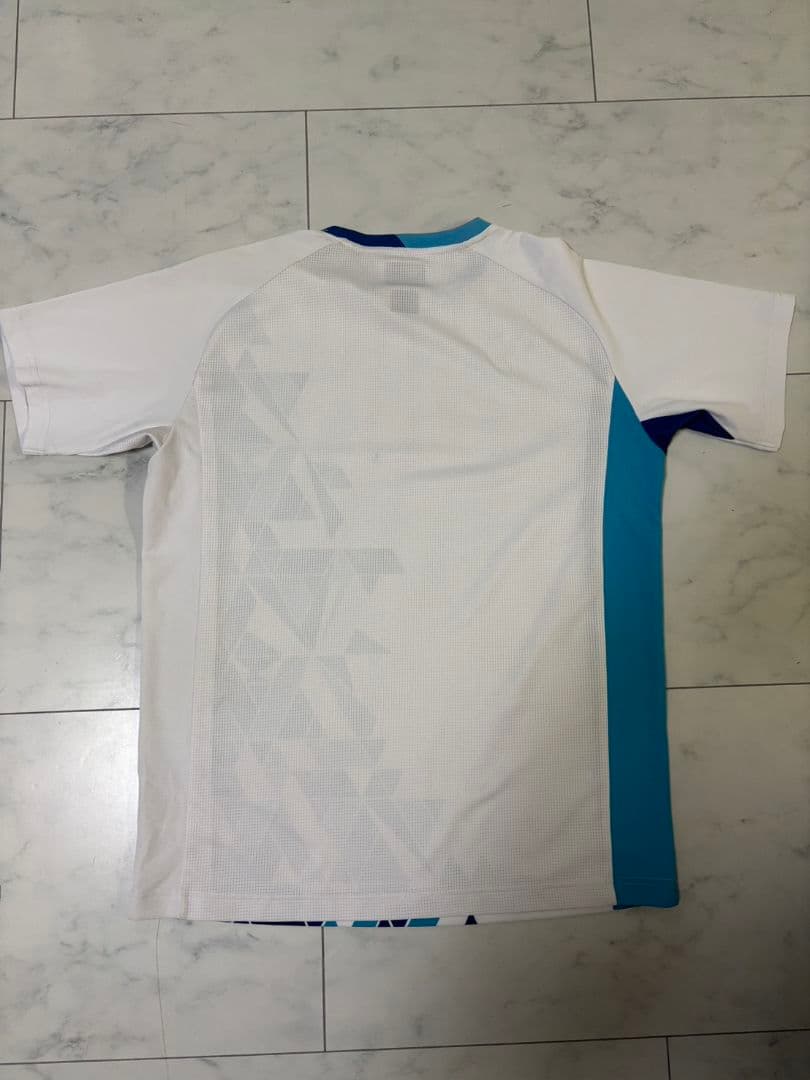 YONEX バドミントンシャツ JP L ホワイト/ブルー