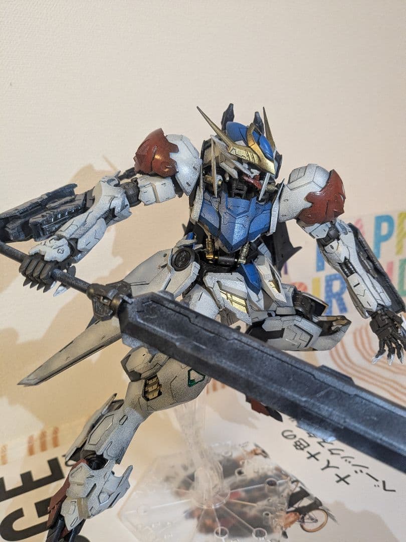 ◯*ョ様 mg ガンダムバルバトスルプス　塗装　完成品　バルバトスルプス