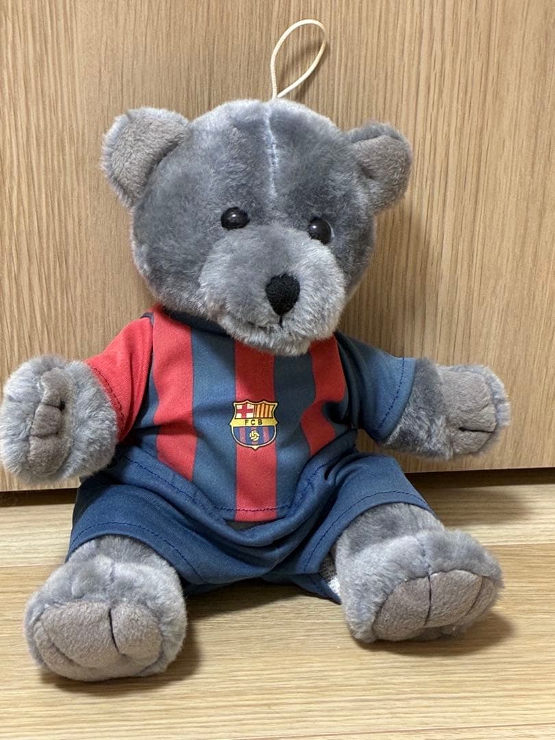 FCバルセロナ　クマ　ぬいぐるみ　2006年購入　バルサ