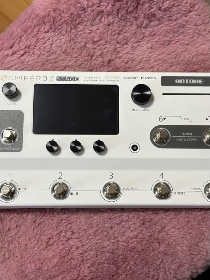 【美品】 Hotone Ampero II Stage フットスイッチセット