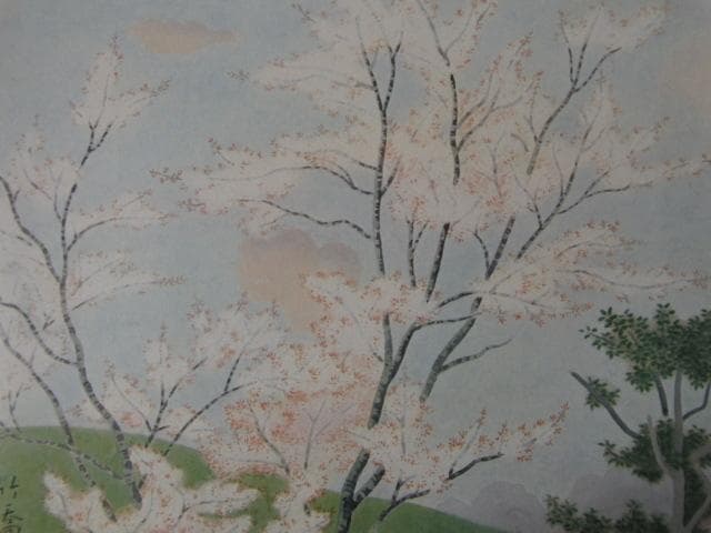 小野竹喬、【朝】、希少な大判額装用画集より、新品高級額装付、豪華限定版