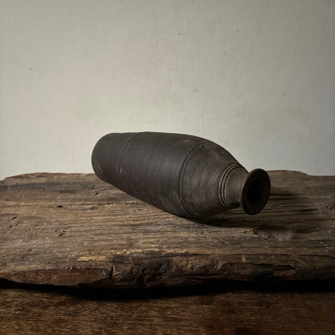 鬼の腕　徳利　壺屋焼　琉球　南蛮　壷　骨董　花入　古道具　古民芸　種子島検:李朝