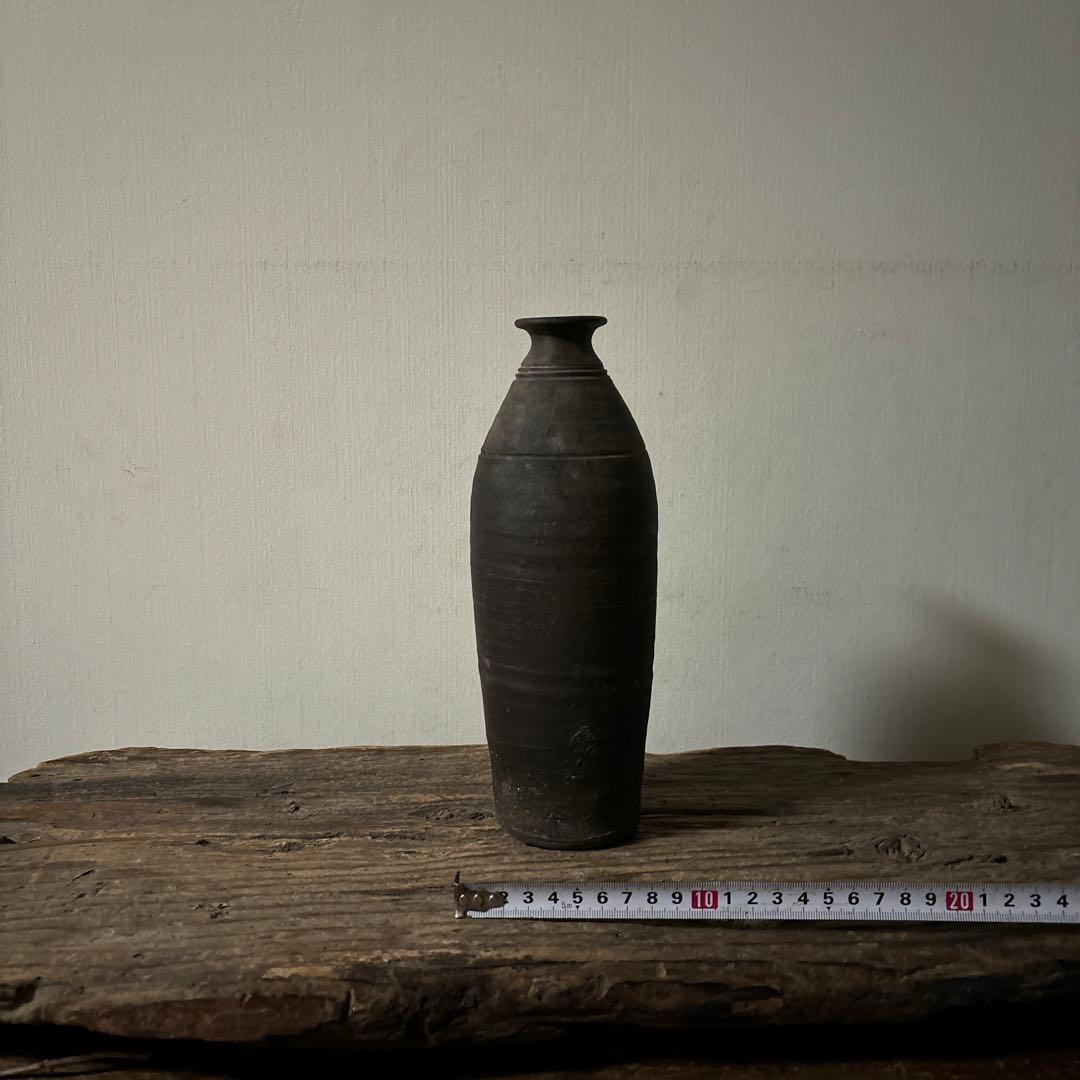鬼の腕　徳利　壺屋焼　琉球　南蛮　壷　骨董　花入　古道具　古民芸　種子島検:李朝