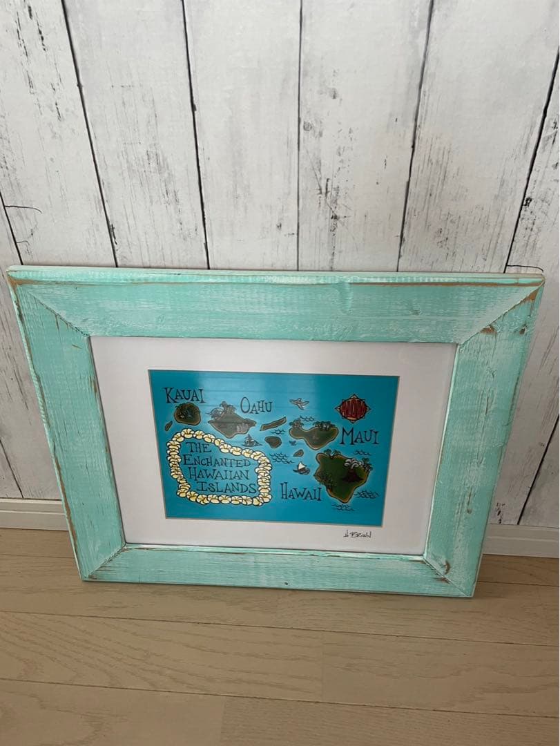Heather Brown Hawaii Map アート