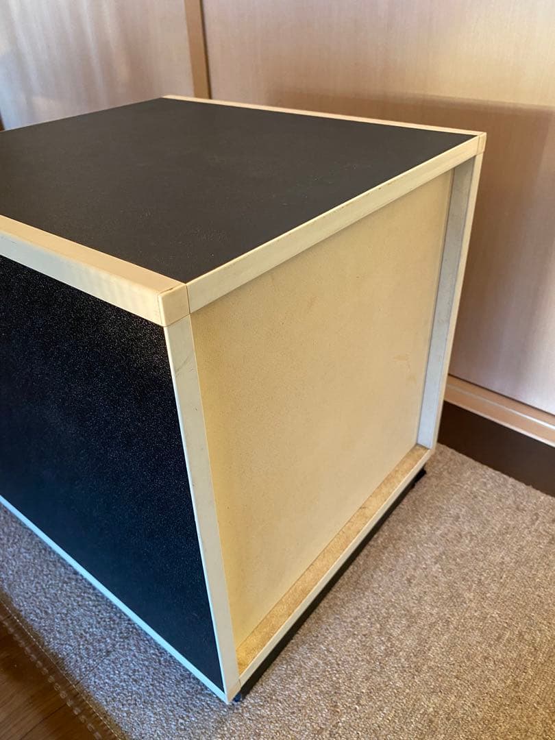 ヴィンテージ　レコードラック　収納棚　昭和レトロ　モダン