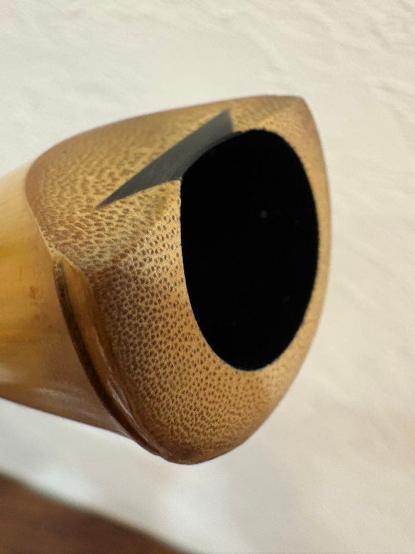 尺八　竹治　銀三線　竹製　琴古流　約51,5cm