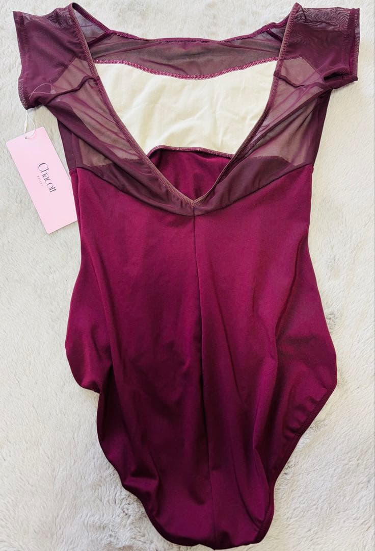 【新品】チャコット　レオタード Lサイズ　バーガンディ
