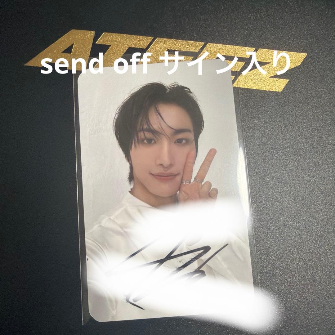 ateez アチズ　サイン　トレカ　ソンファ　アジツ