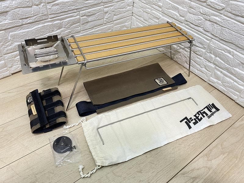 アシモクラフツ 38explore A38grate プレート付 ウッドテーブル