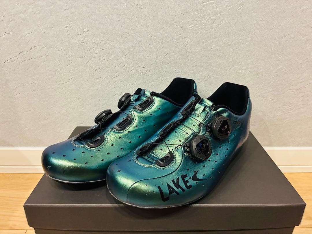 LAKE CX332 カメレオングリーン WIDE40.5