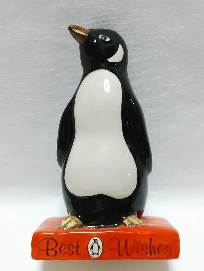 ペンギン 陶器人形ペンギンブックス❤︎英国王室ロイヤルドルトンアンティーク陶器！
