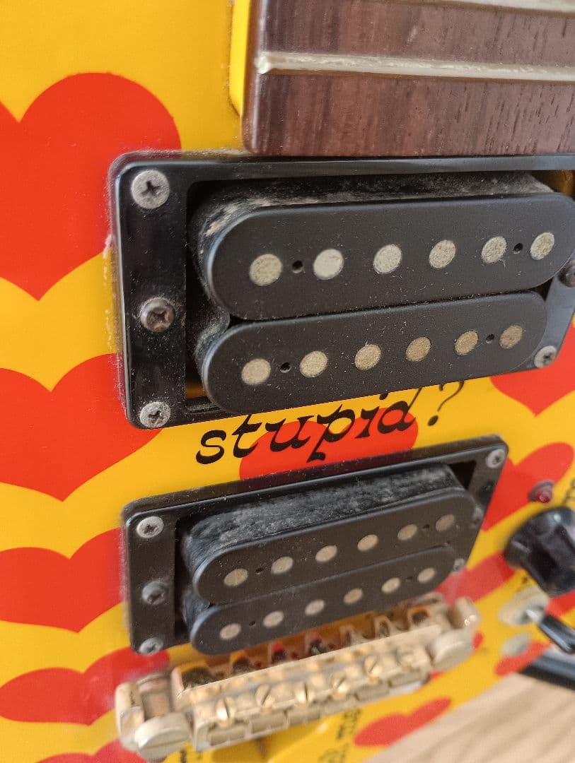 BURNY FERNANDES イエローハートYH-JR　hide アンプ内蔵