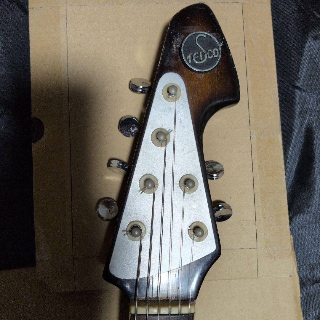 年末年始セール!Teisco ビザールギター!! サンバーストTG64!!おまけ