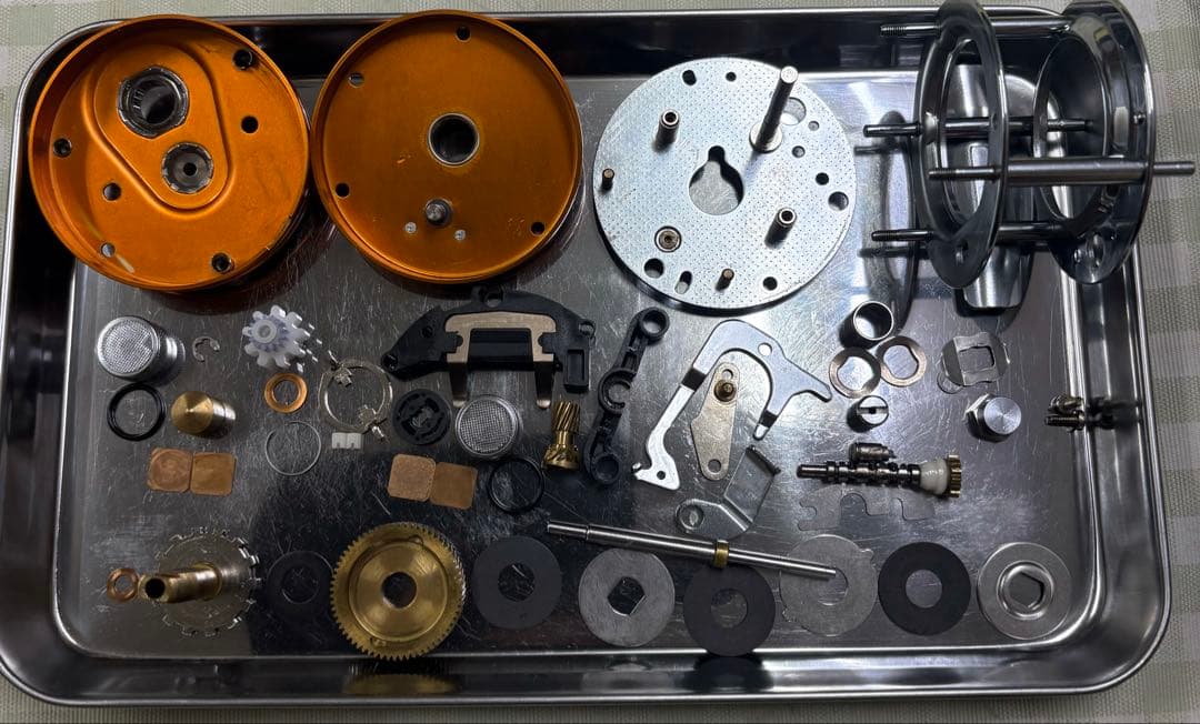 アブガルシア アンバサダー 4500C サンセットオレンジ カスタム Abu