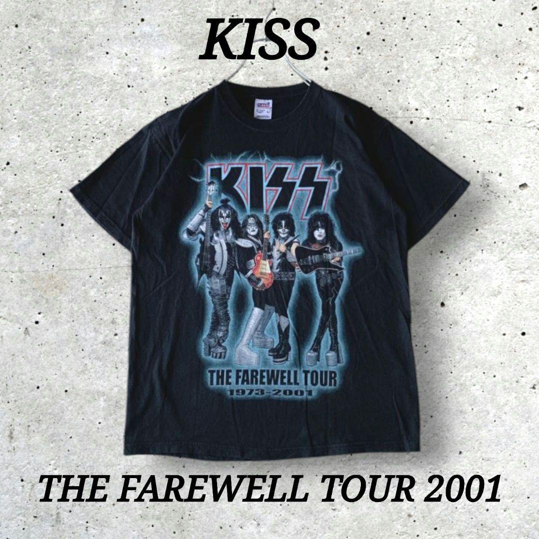 米国製 00s KISS Ｔシャツ THE FAREWELL TOUR 2001