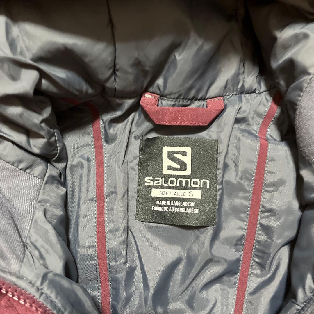 Salomon フード付きキルティングジャケット Sサイズ