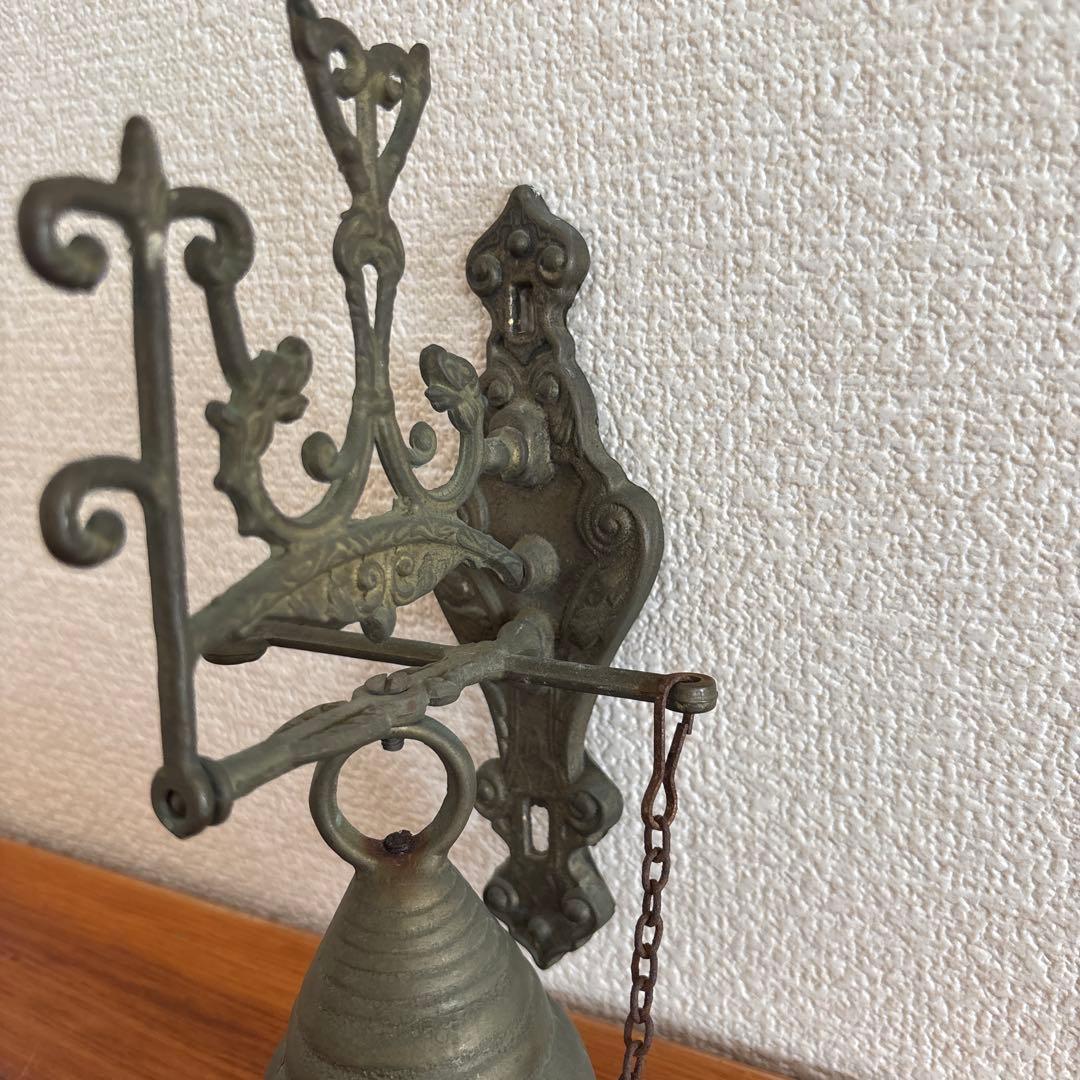 アンティーク金属製ドアベル アメリカ製